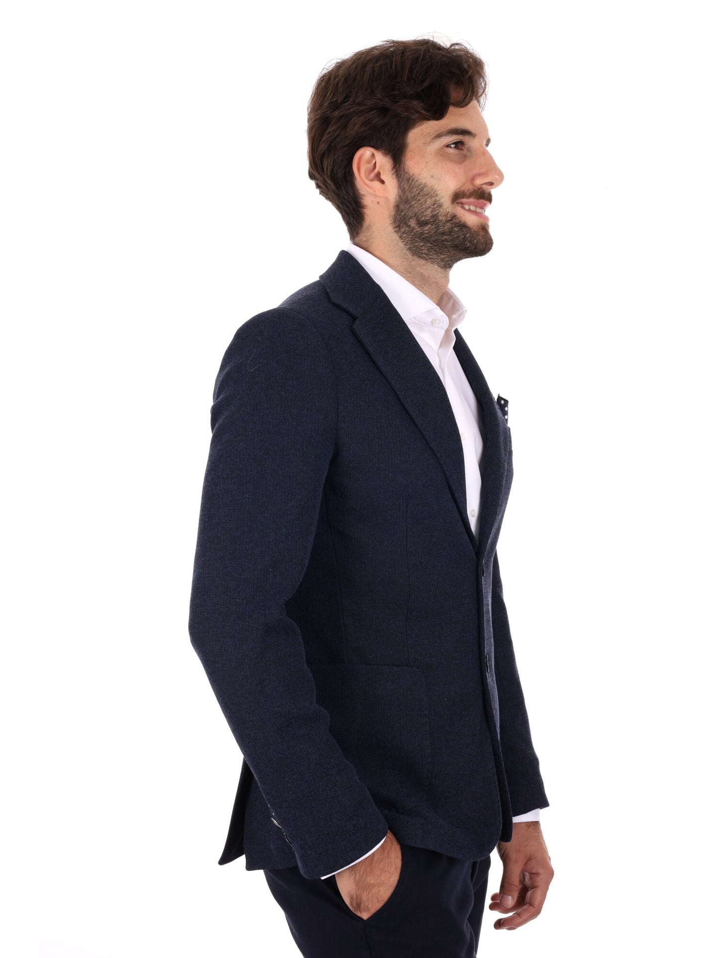 GIACCA MAGLIA FB DA UOMO BLU