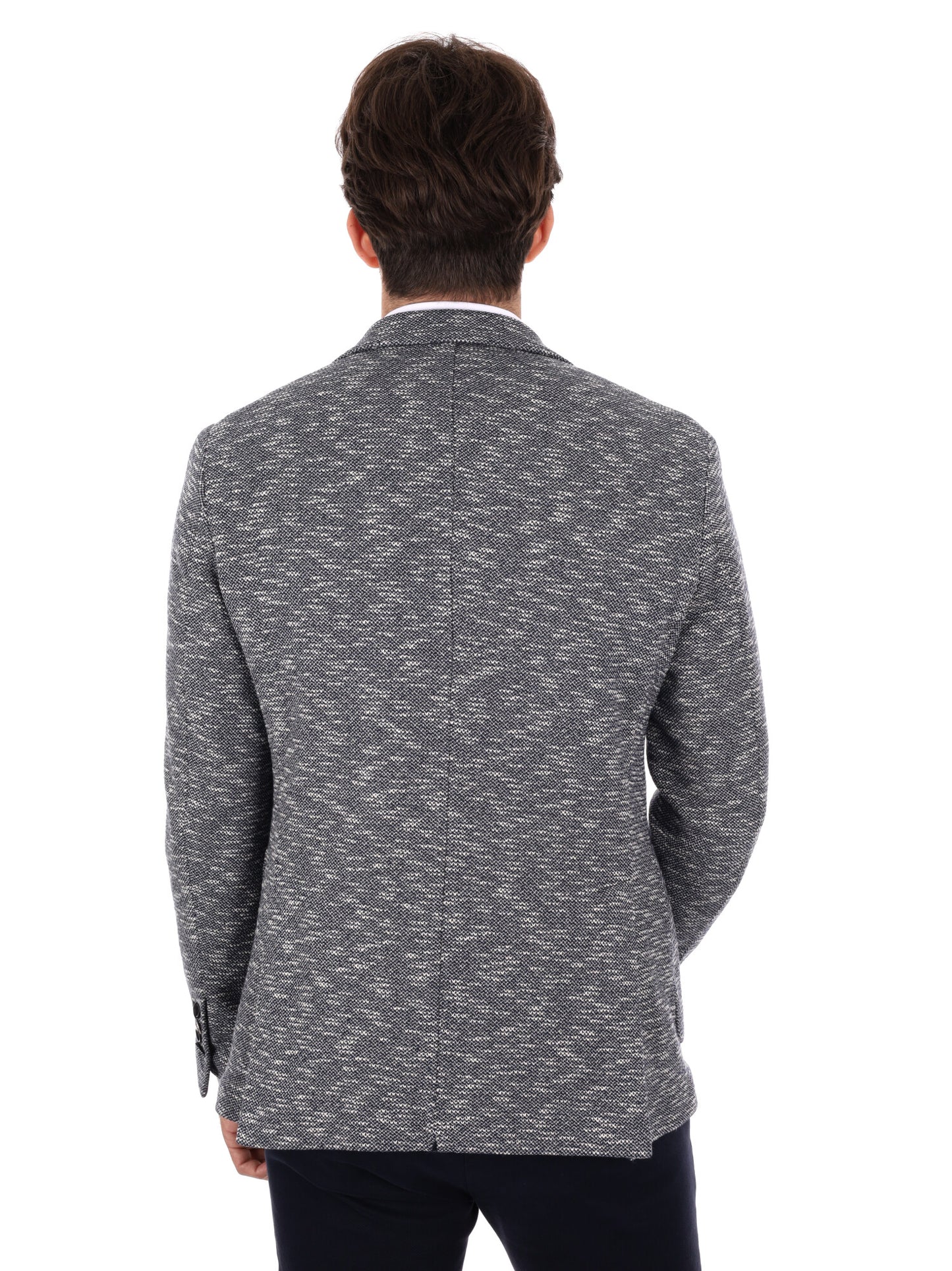 GIACCA MAGLIA MONOPETTO FB DA UOMO BLU