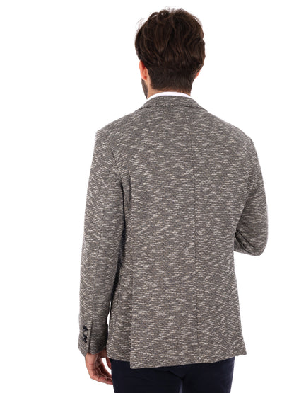 GIACCA MAGLIA MONOPETTO FB DA UOMO CAMMELLO