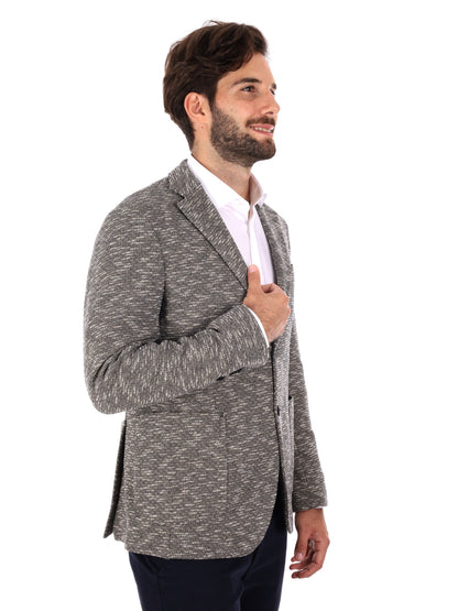 GIACCA MAGLIA MONOPETTO FB DA UOMO CAMMELLO