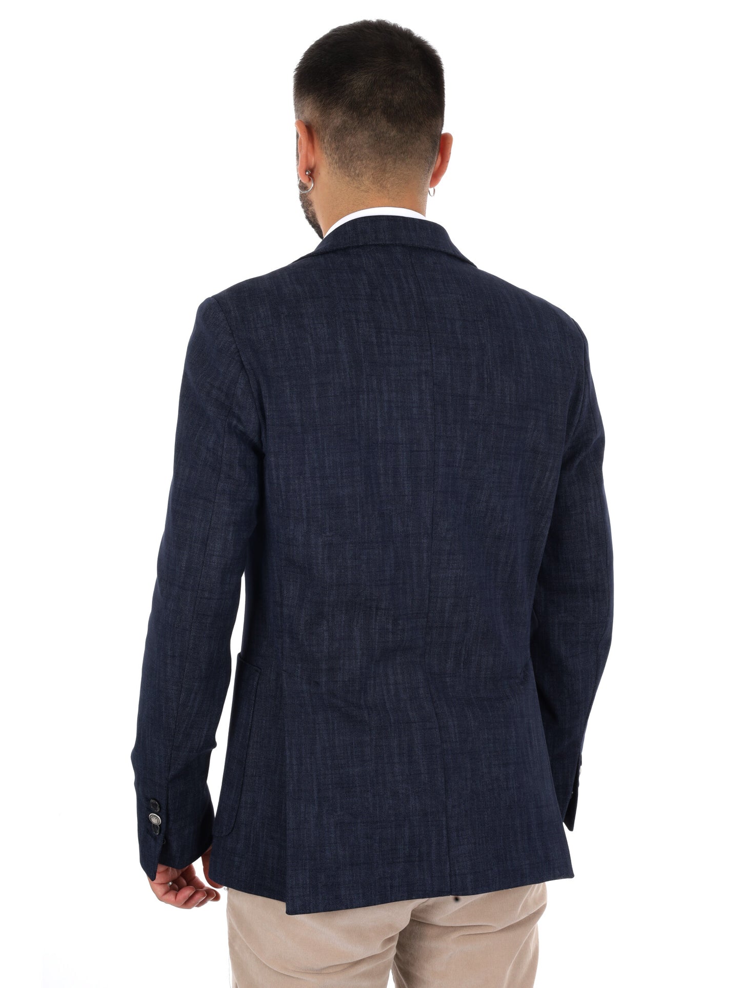Fb Gts239 0502, giacca da uomo blu