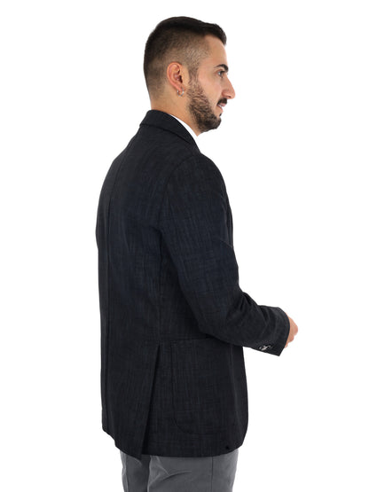 Fb GTS239 0999, giacca da uomo nera