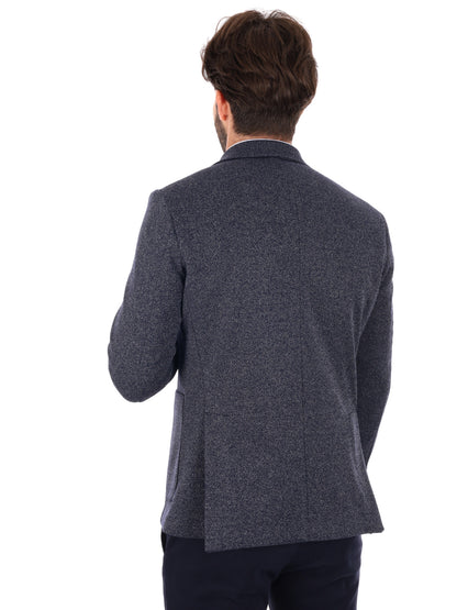 GIACCA MAGLIA FB DA UOMO BLU BIANCO