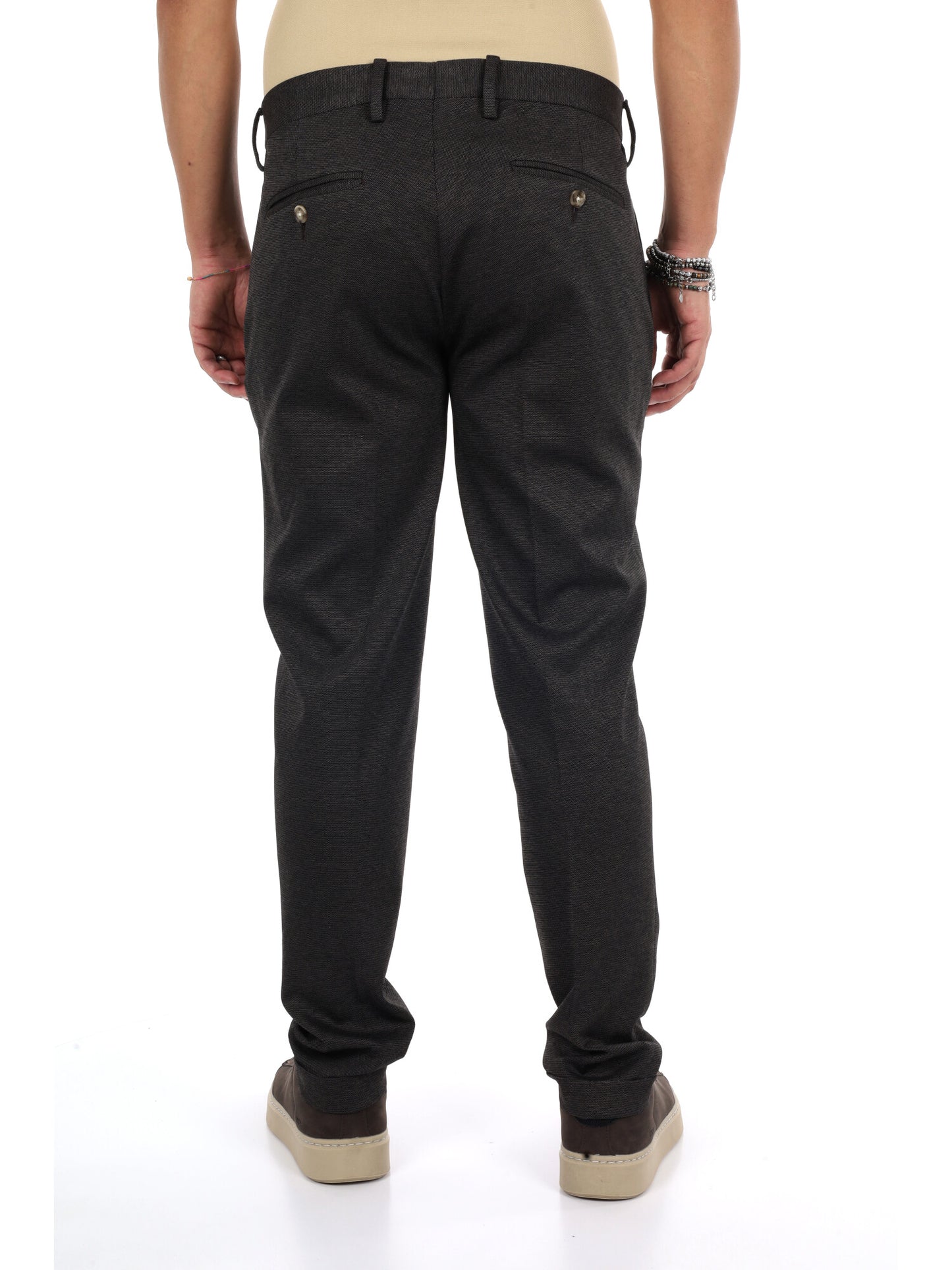 Fb GTS328 6, pantalone da uomo marrone