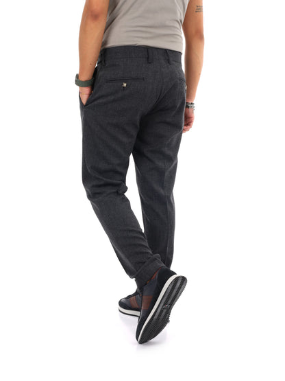 Fb Gts329 10, pantalone da uomo grigio