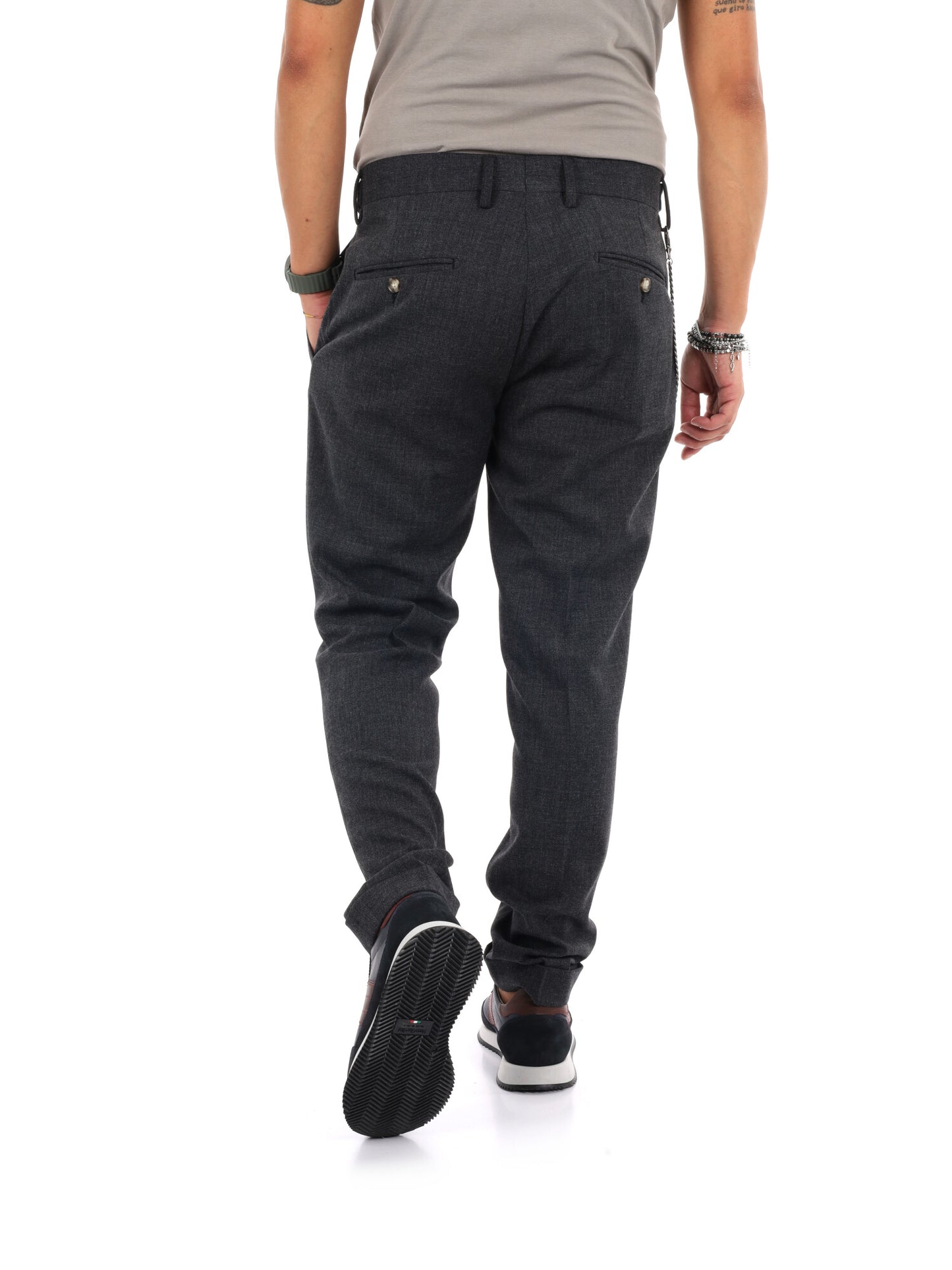 Fb Gts329 10, pantalone da uomo grigio