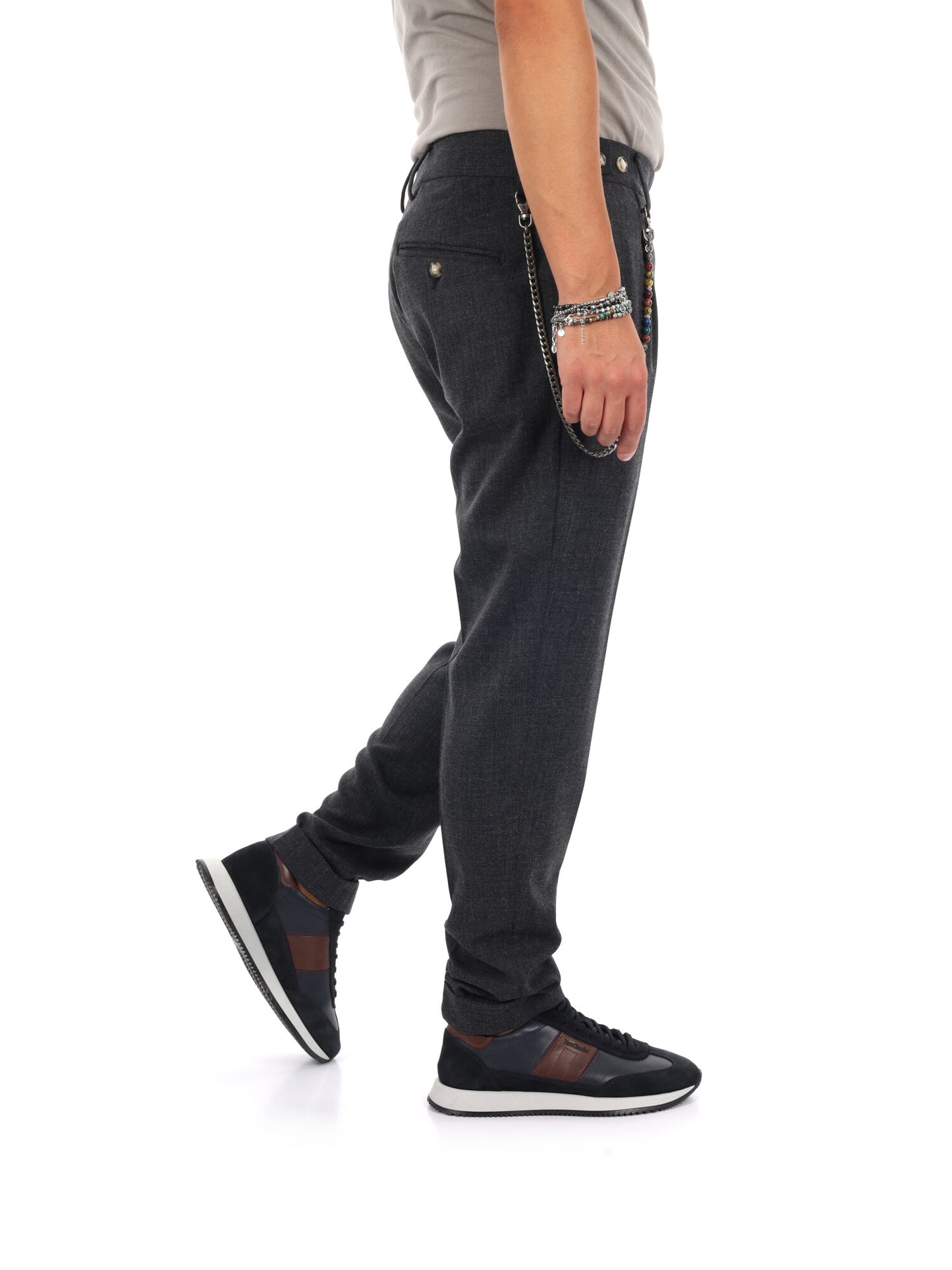 Fb Gts329 10, pantalone da uomo grigio