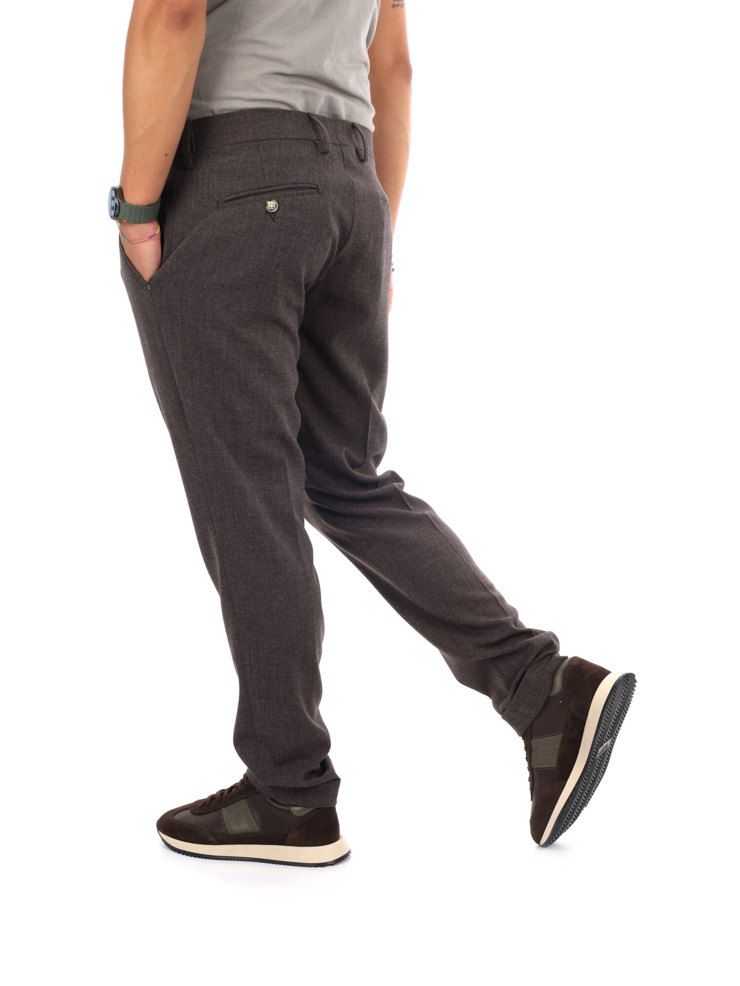 Fb Gts329, pantalone da uomo marrone