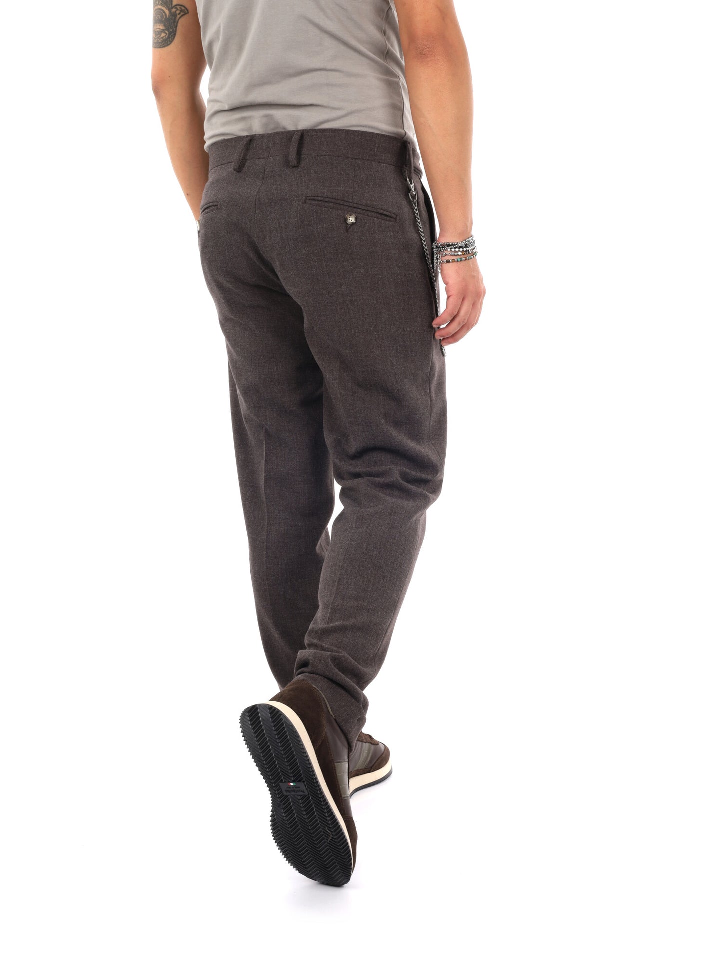 Fb Gts329, pantalone da uomo marrone