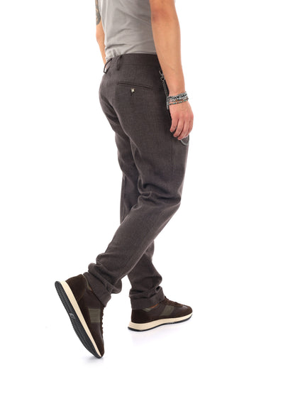 Fb Gts329, pantalone da uomo marrone