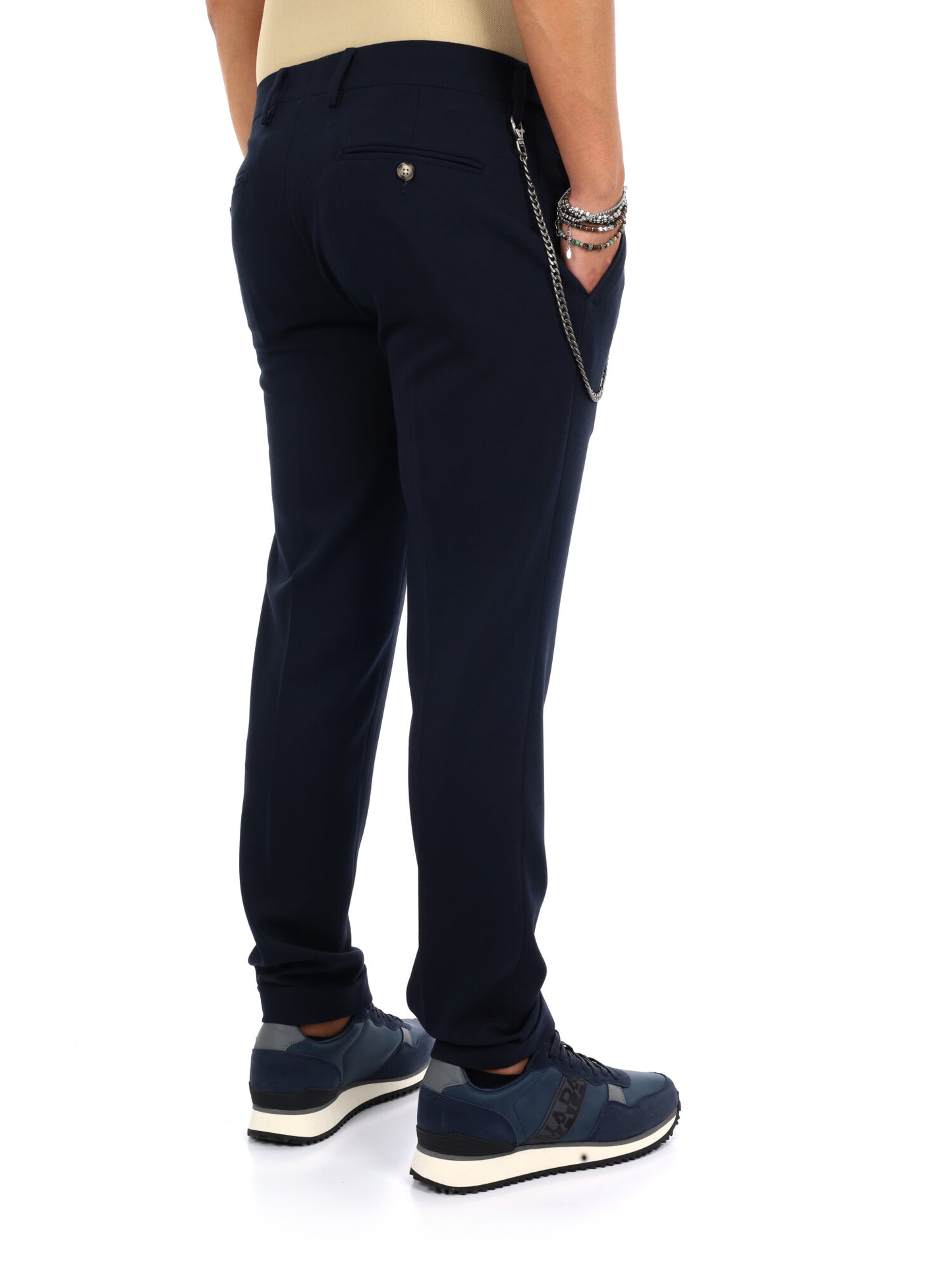 Fb GTS329 4, pantalone da uomo blu