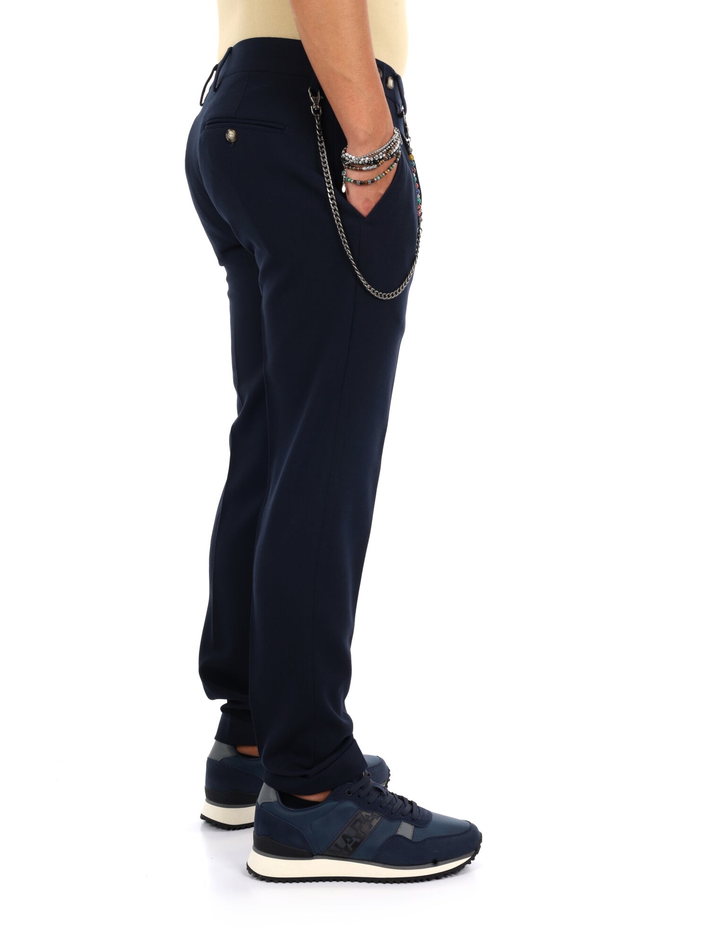 Fb GTS329 4, pantalone da uomo blu