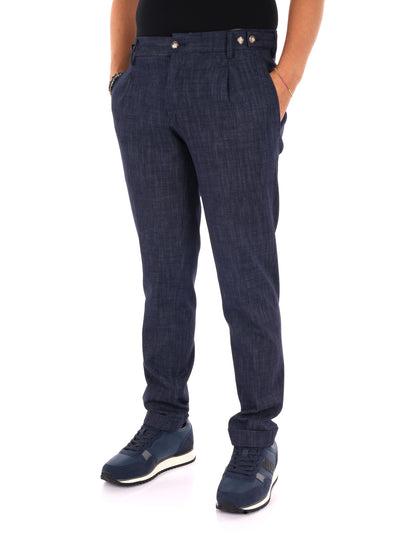 Fb Gts339 0502, pantalone da uomo blu