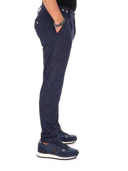 Fb Gts339 0502, pantalone da uomo blu