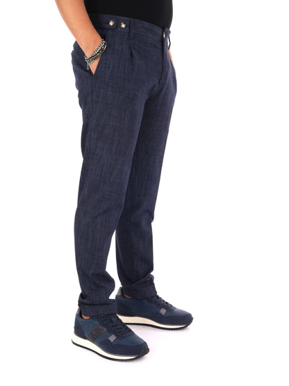 Fb Gts339 0502, pantalone da uomo blu