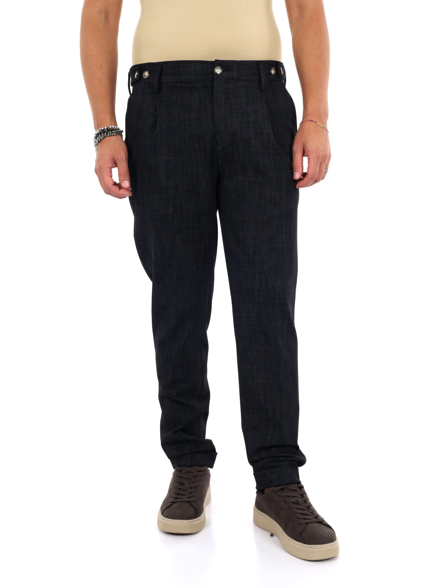 Fb Gts339 0999, pantalone da uomo nero