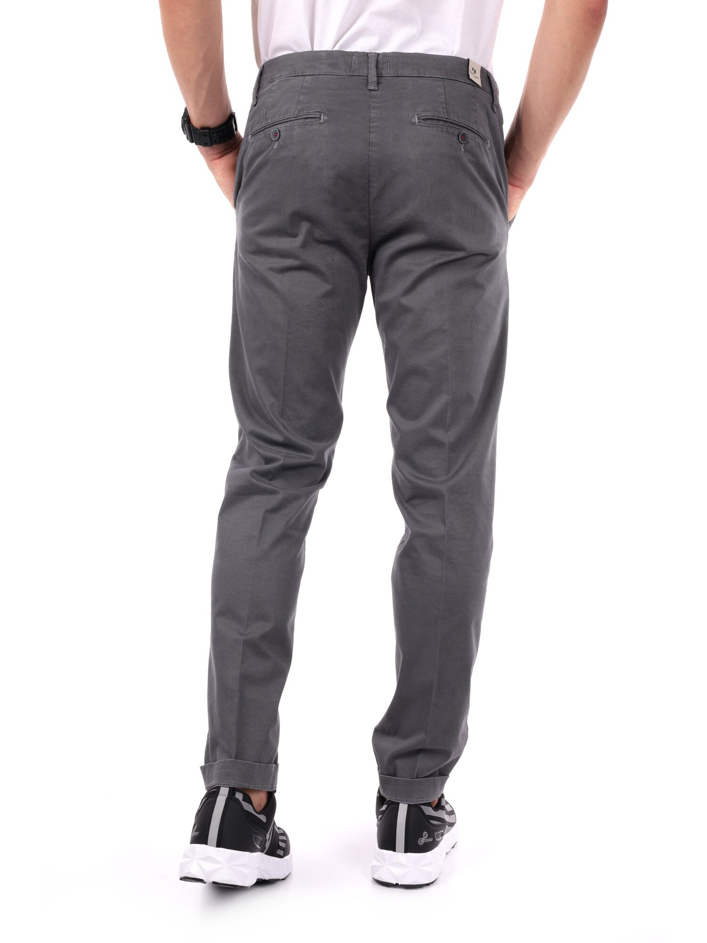 PANTALONE FANTASIA FB DA UOMO GRIGIO