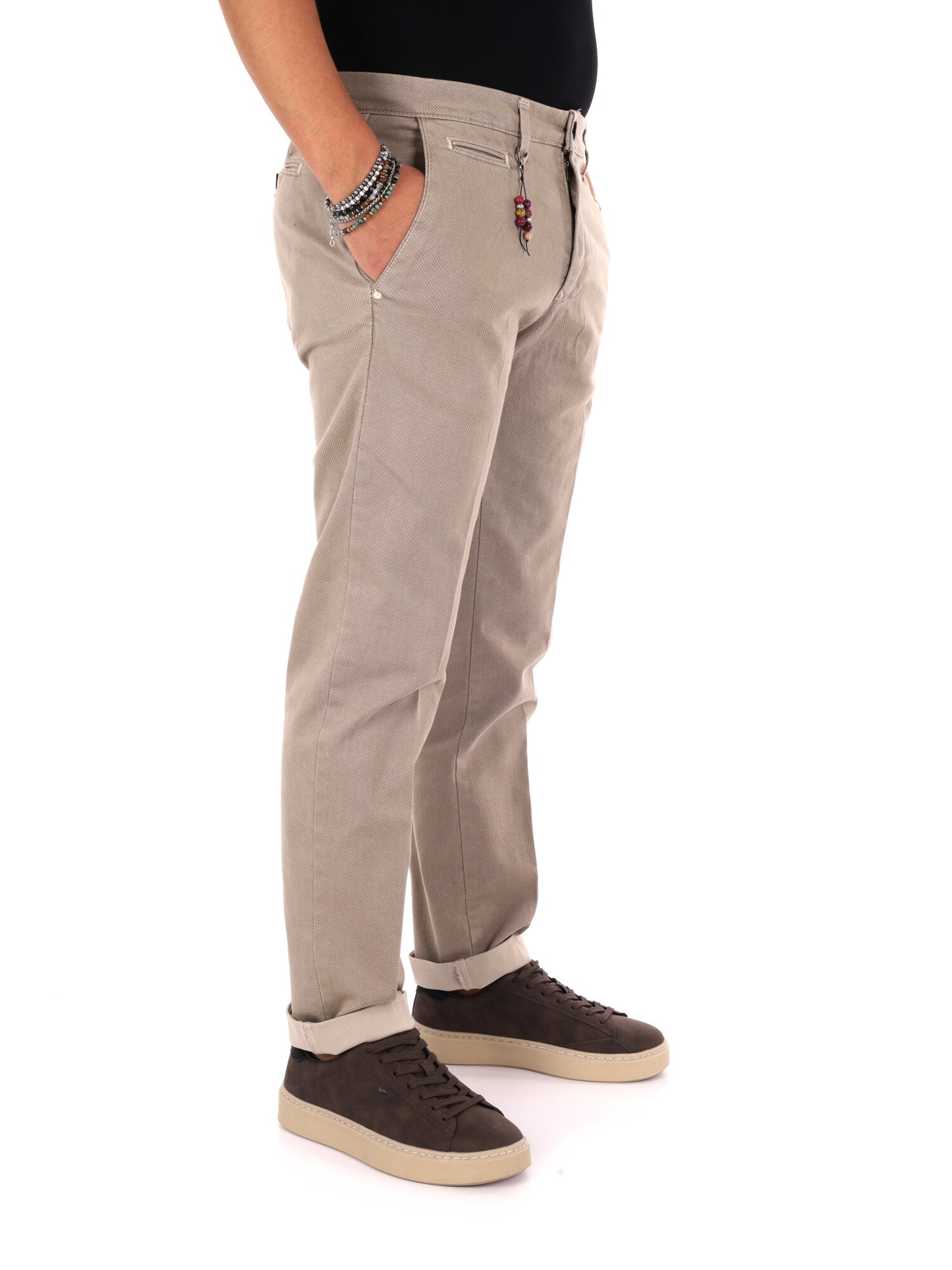 Fb GTS391 Spago, pantalone da uomo beige