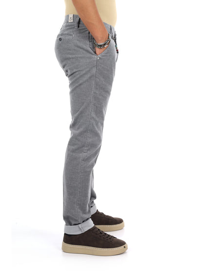 Fb Gts398 Perla, pantalone da uomo metallico