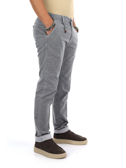 Fb Gts398 Perla, pantalone da uomo metallico