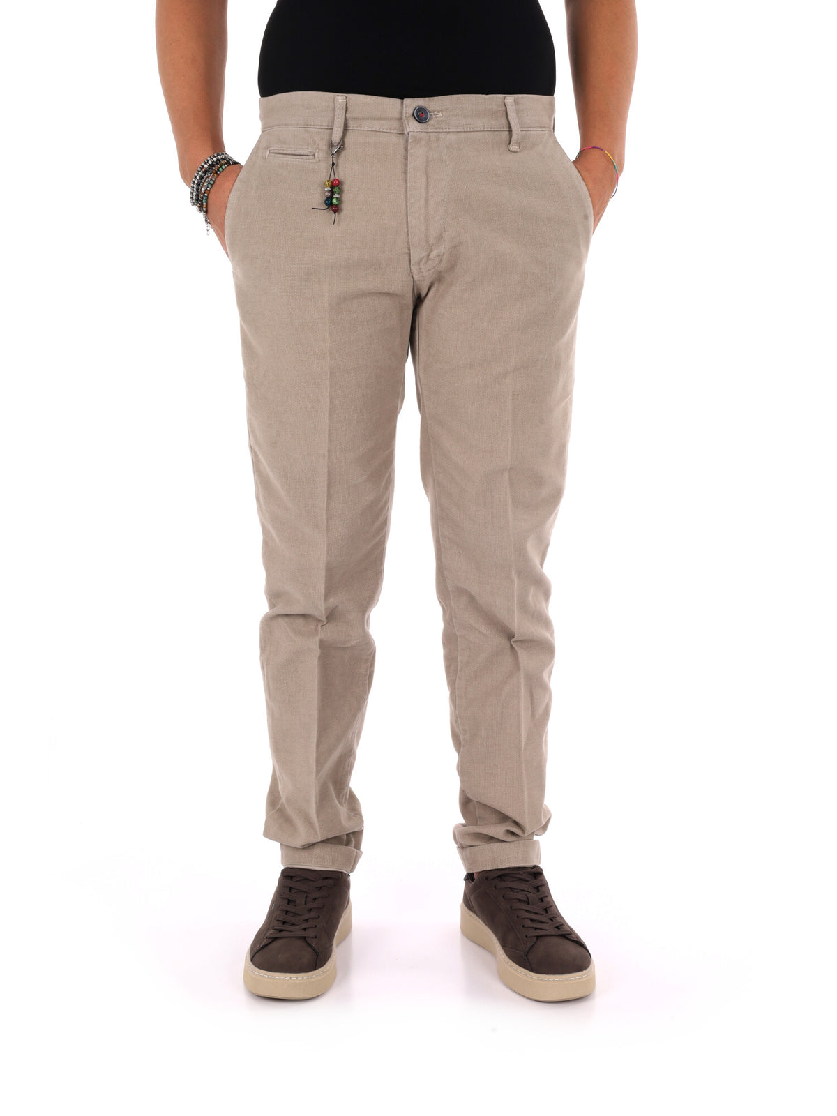 Fb Gts398 Spago, pantalone da uomo beige