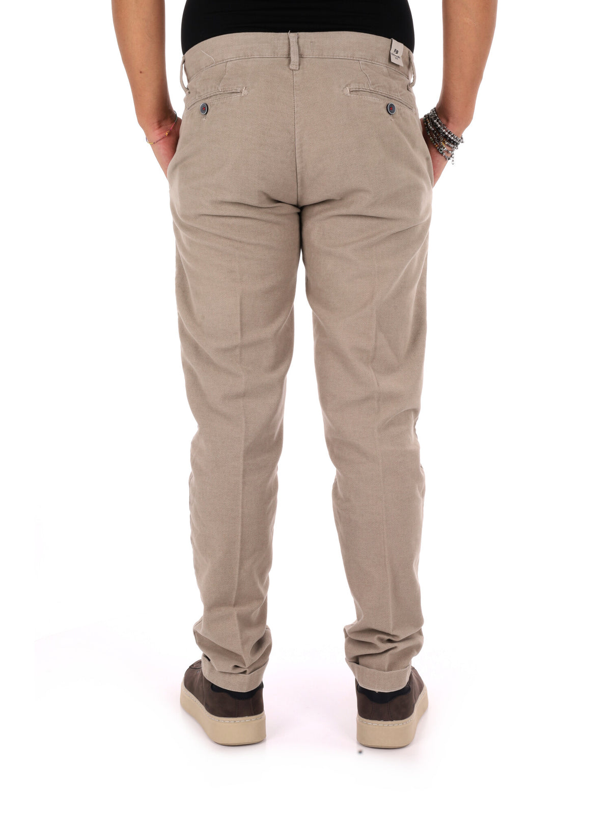 Fb Gts398 Spago, pantalone da uomo beige