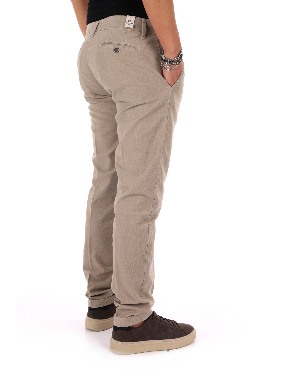 Fb Gts398 Spago, pantalone da uomo beige