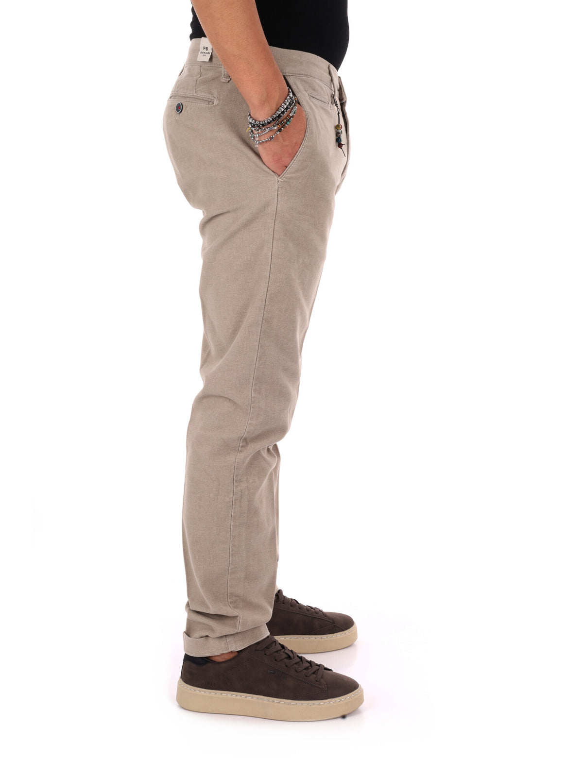 Fb Gts398 Spago, pantalone da uomo beige