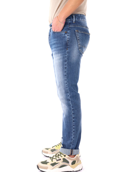 Jeans Guinea FB da uomo in denim dal look casual e moderno