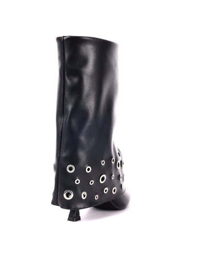 STIVALE CON RISVOLTO CLYO' DA DONNA NERO