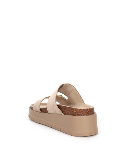 Sandalo elegante beige da donna Clyo' perfetto per la primavera-estate