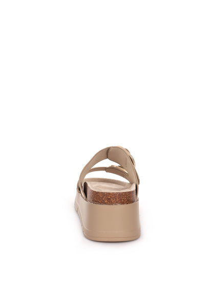 Sandalo elegante beige da donna Clyo' perfetto per la primavera-estate