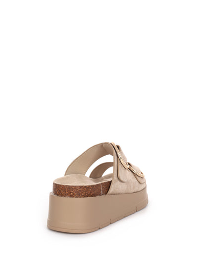 Sandalo elegante beige da donna Clyo' perfetto per la primavera-estate