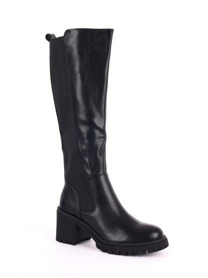 STIVALE CASUAL CON PLATEAU CLYO' DA DONNA NERO