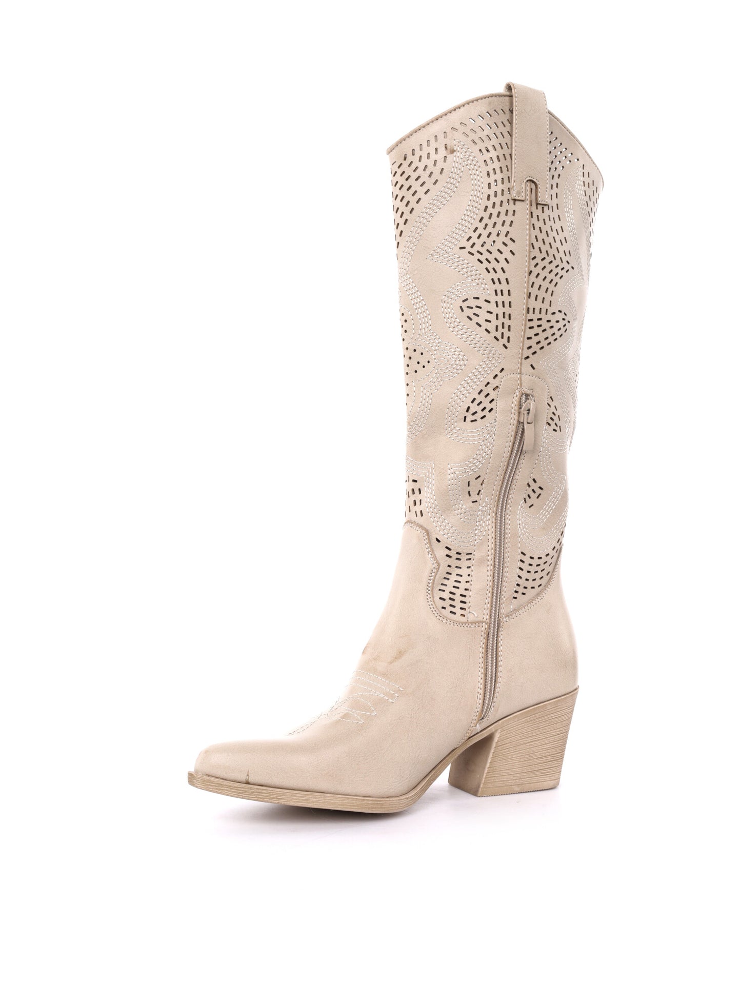 Stivaletti eleganti da donna beige Clyo' per look raffinati