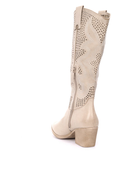 Stivaletti eleganti da donna beige Clyo' per look raffinati