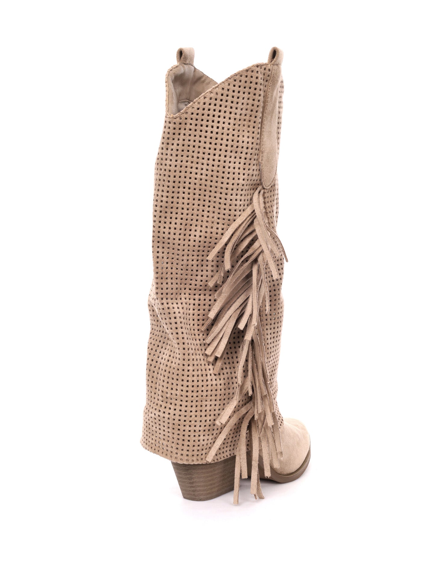 Stivaletti donna Clyo' in kaki con stile western e casual