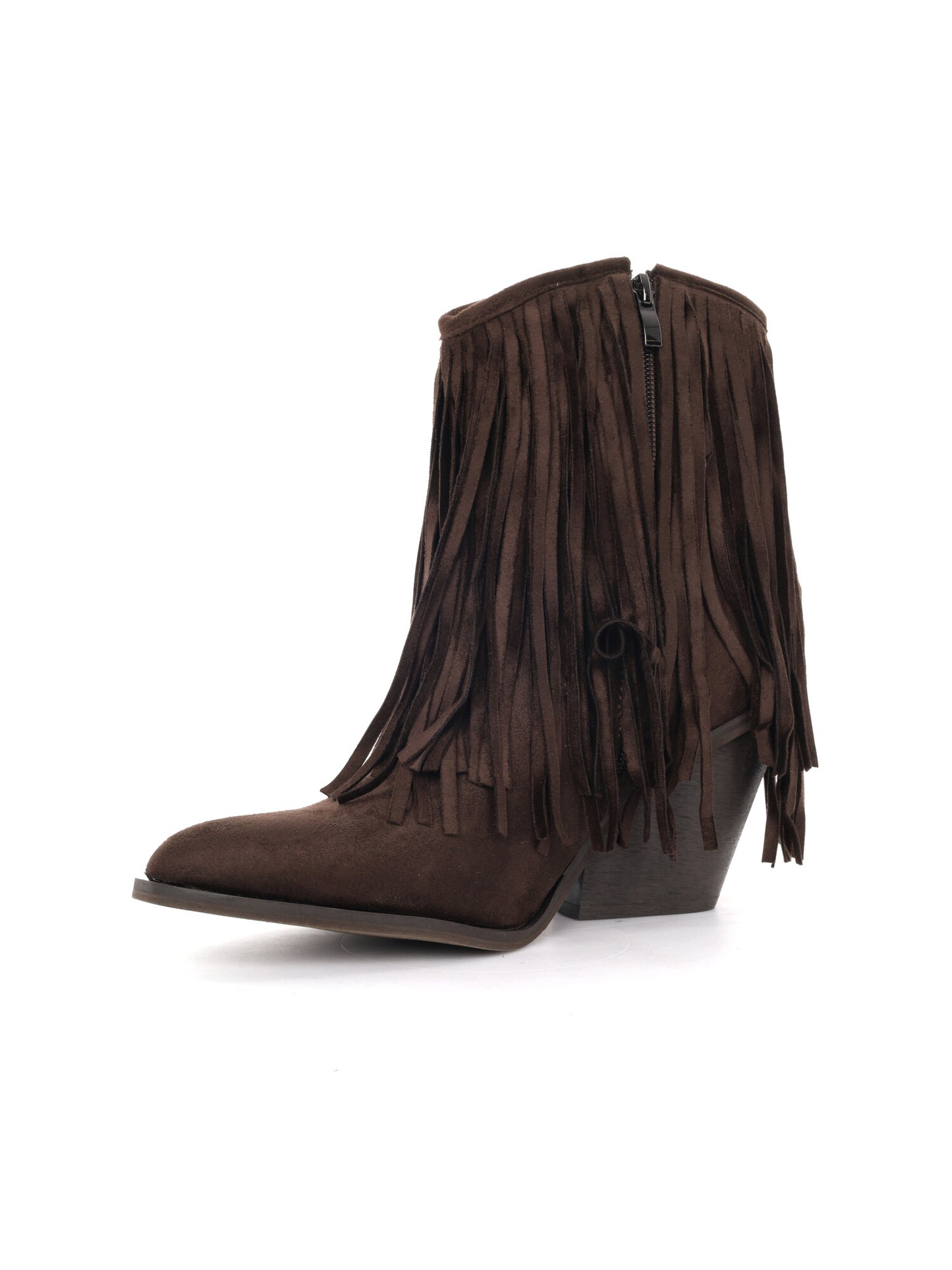 Stivaletto donna marrone in cuoio Clyo' per primavera ed estate