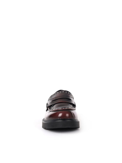 MOCASSINO CON BORCHIE CLYO' DA DONNA BORDEAUX