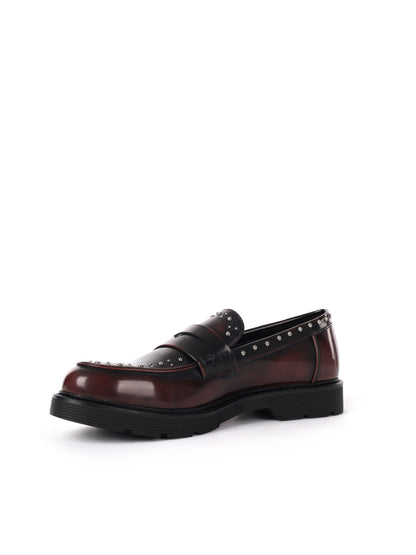 MOCASSINO CON BORCHIE CLYO' DA DONNA BORDEAUX