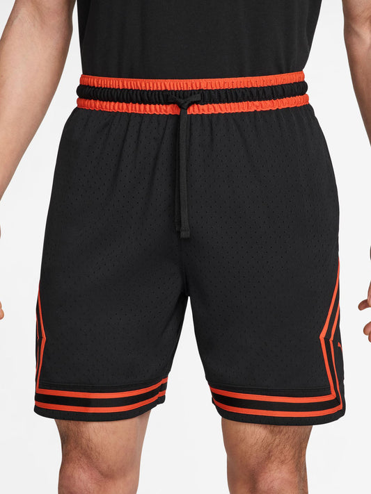 SHORT SPORTIVO JORDAN DA UOMO NERO ARANCIO