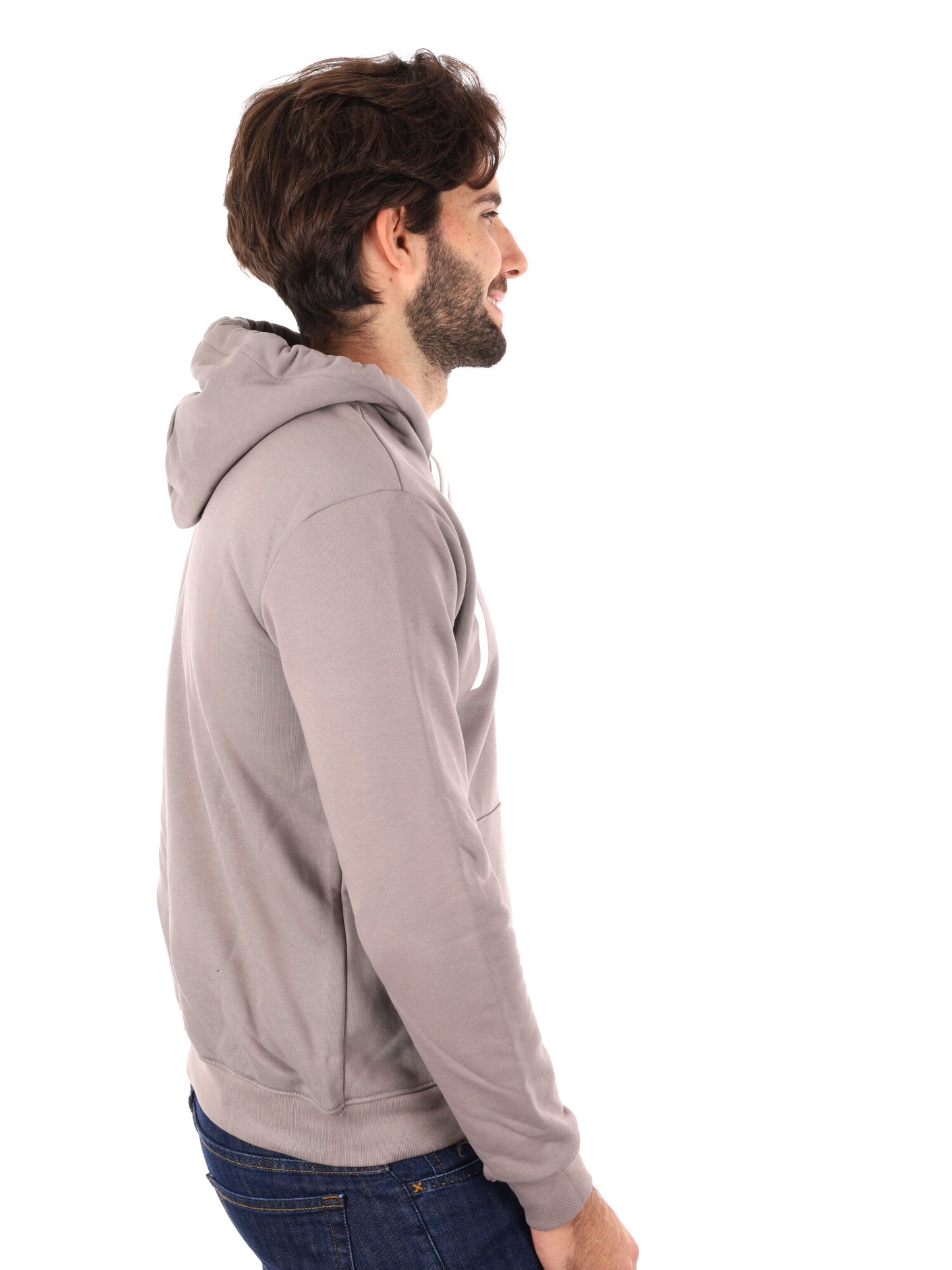 FELPA CON CAPPUCCIO ICON DA UOMO FERRO