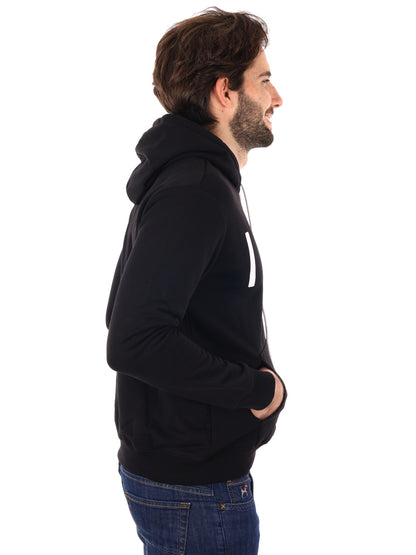 FELPA CON CAPPUCCIO ICON DA UOMO NERO