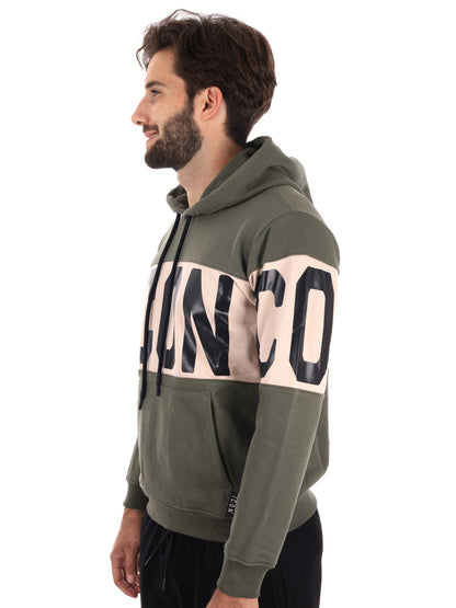 FELPA CAPPUCCIO ICON DA UOMO VERDE