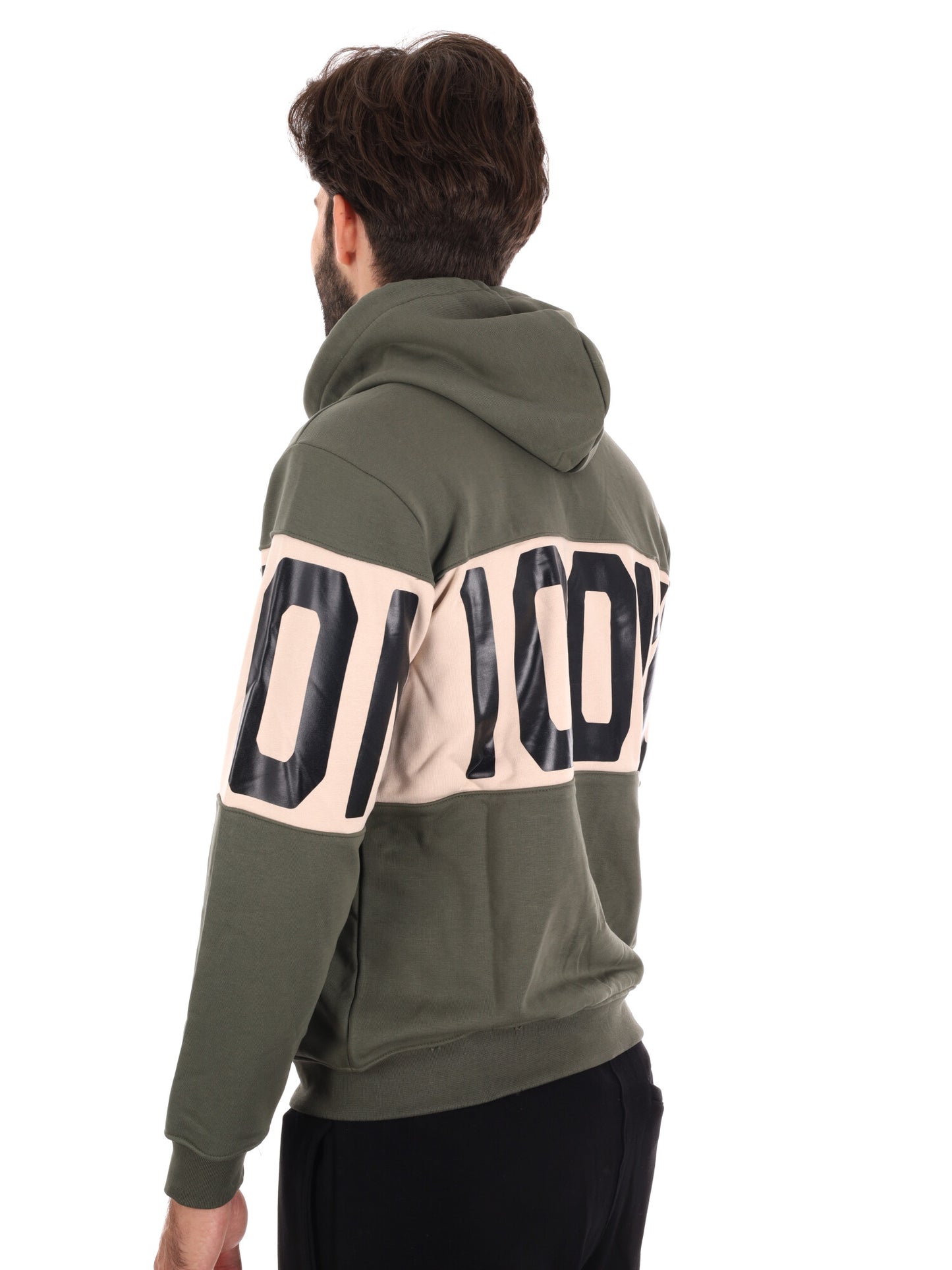 FELPA CAPPUCCIO ICON DA UOMO VERDE