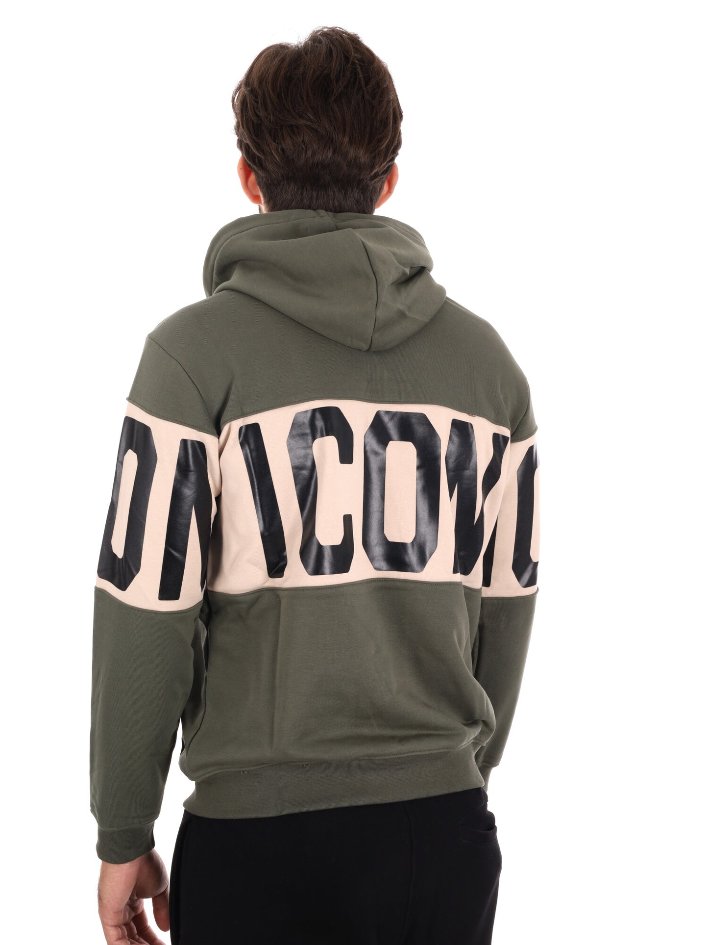 FELPA CAPPUCCIO ICON DA UOMO VERDE