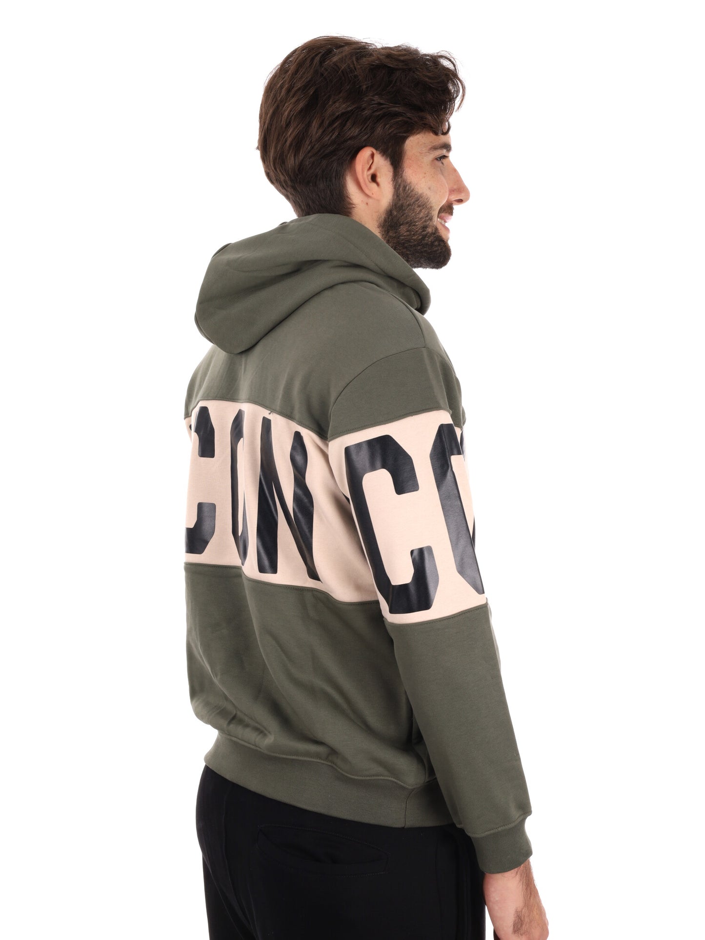 FELPA CAPPUCCIO ICON DA UOMO VERDE