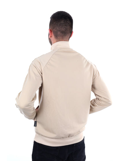 FELPA FULL ZIP ICON DA UOMO AVORIO