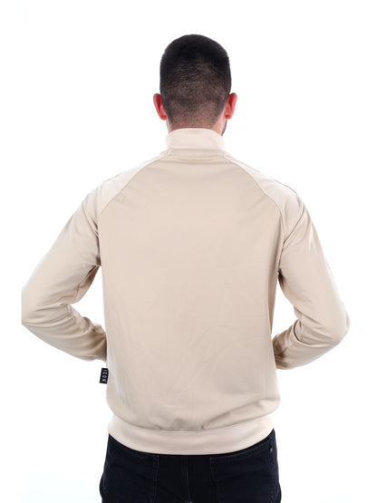 FELPA FULL ZIP ICON DA UOMO AVORIO