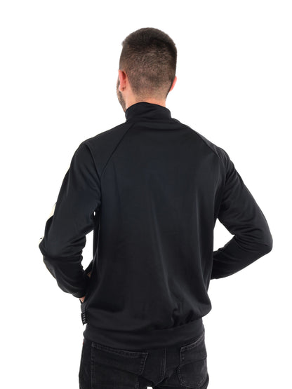 FELPA FULL ZIP ICON DA UOMO NERO